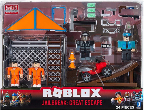 Roblox Policia E Ladrão Jailbreak Great Escape Original 24pc